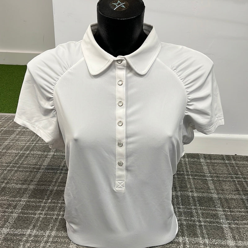 Daily Sport ruched sleeve polo