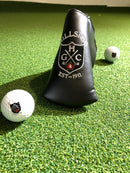 AM&E Hillside Logo Blade Putter Cover - Black