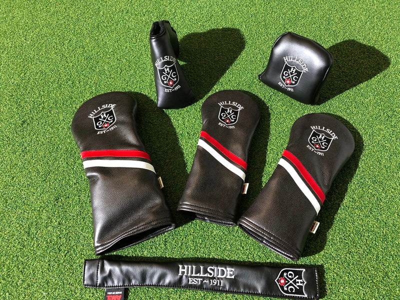 AM&E Hillside Logo Driver Headcover - Black/Red/White